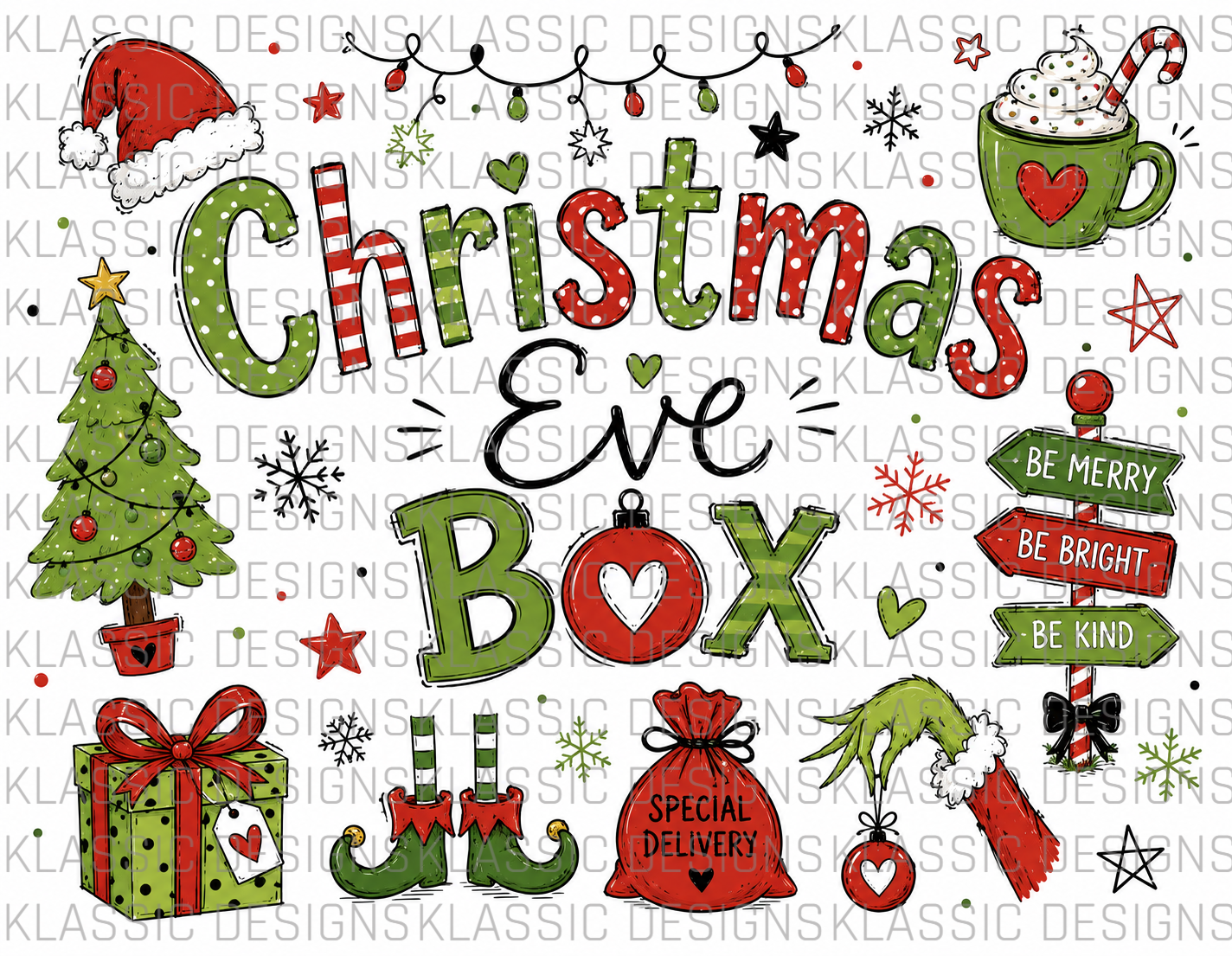 #15 Green Theme Christmas Eve Box