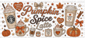 Pumpkin Spice Latte UVDTF Wrap