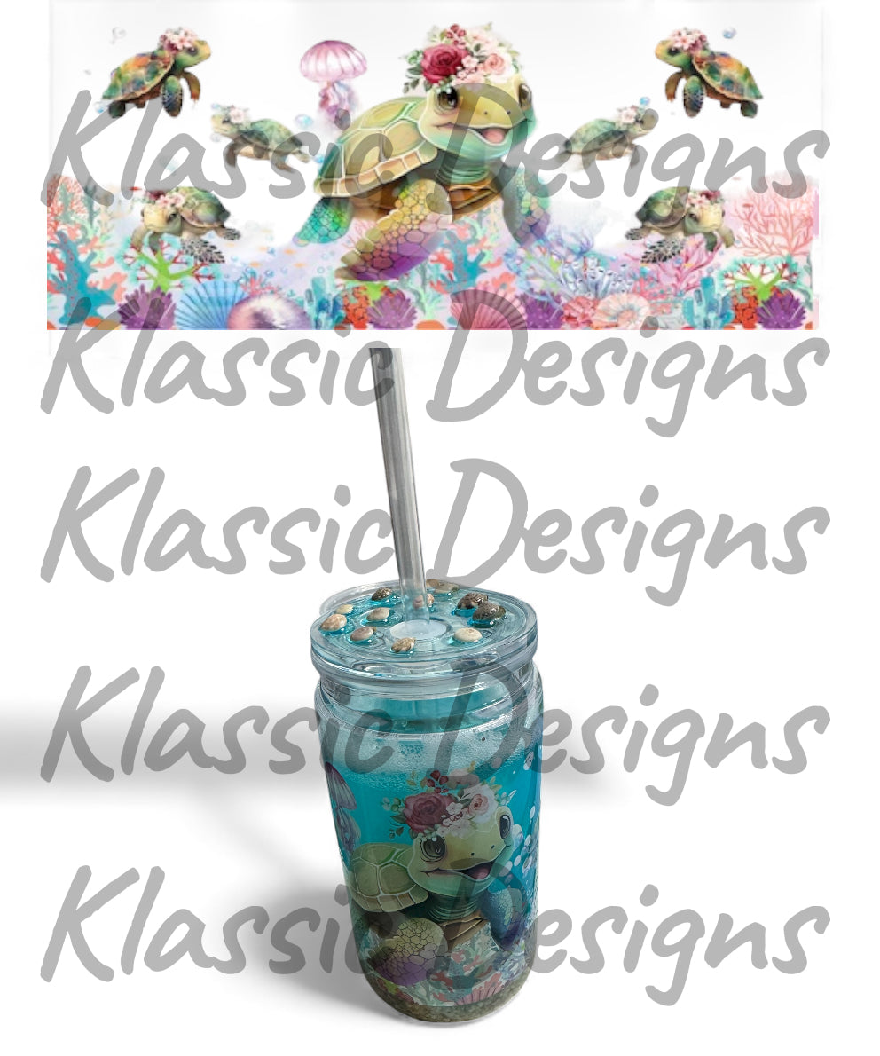 PRE-MADE Under the Sea - 16oz