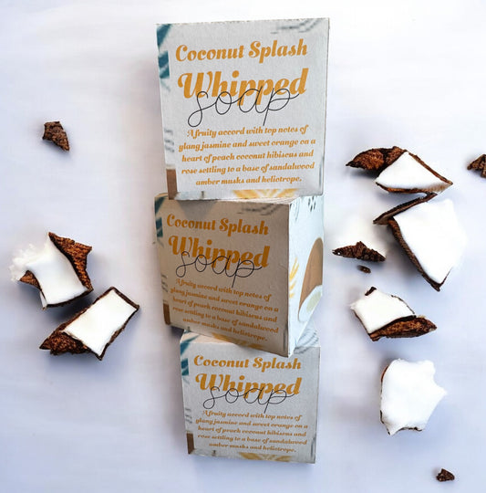Coconut Splash Whipped soap