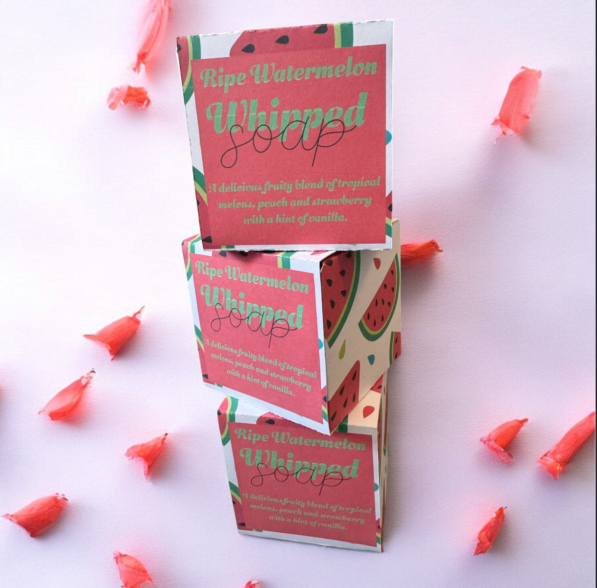 Ripe Watermelon Whipped Soap