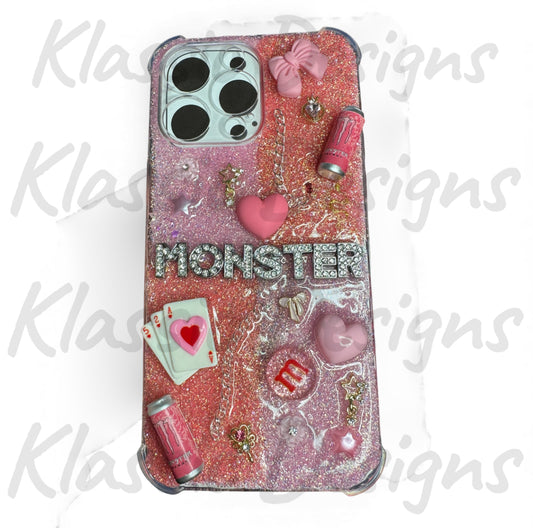 PRE-MADE iPhone 14 Pro Max pink case