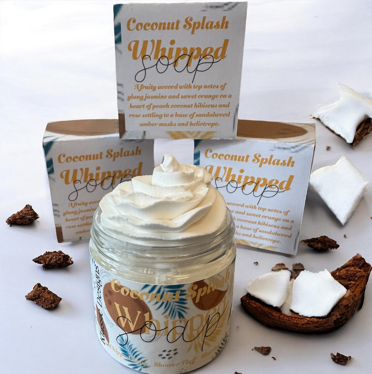 Coconut Splash Whipped soap
