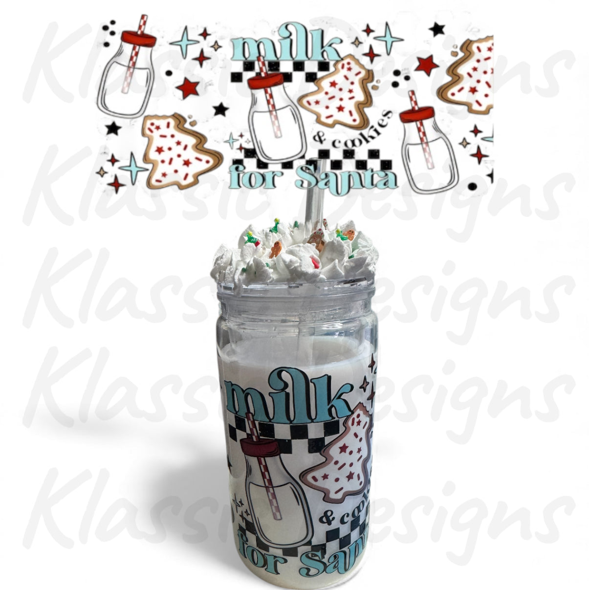 PRE-MADE Milk for Santa - 160z