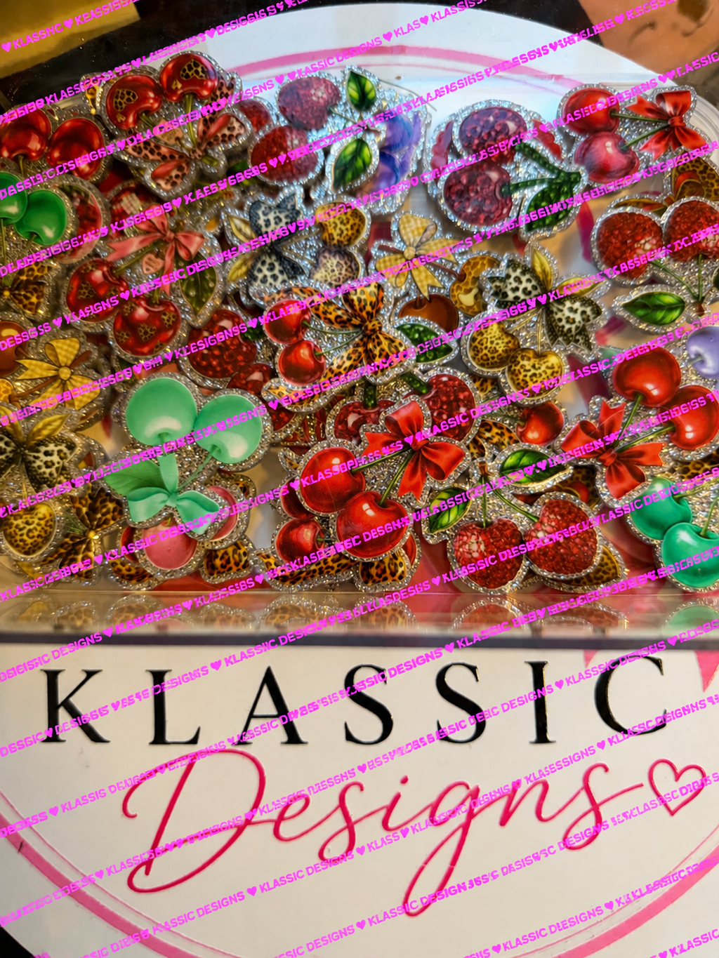 Cherries Acrylic Flatbacks