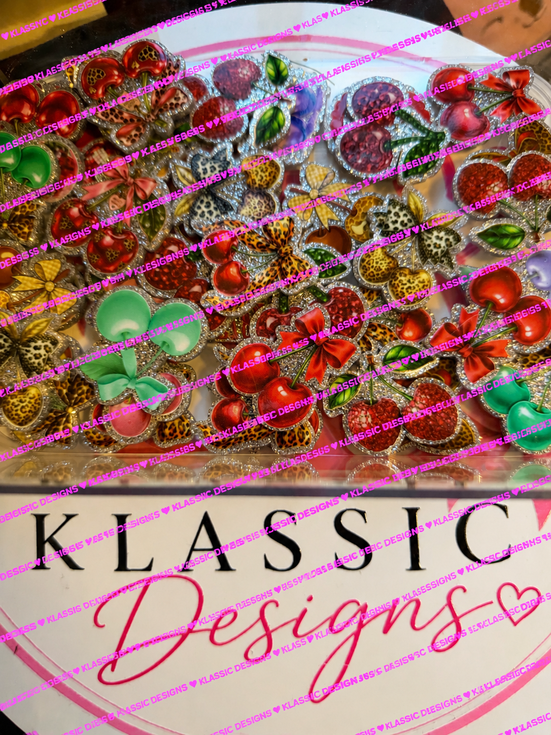 Cherries Acrylic Flatbacks
