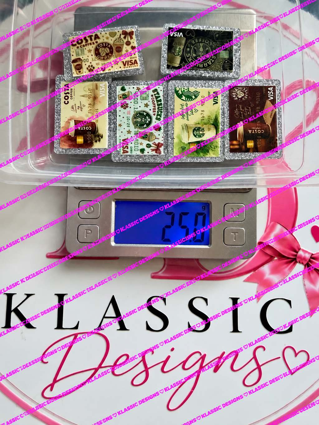 Drink B Cards Acrylic Flatbacks