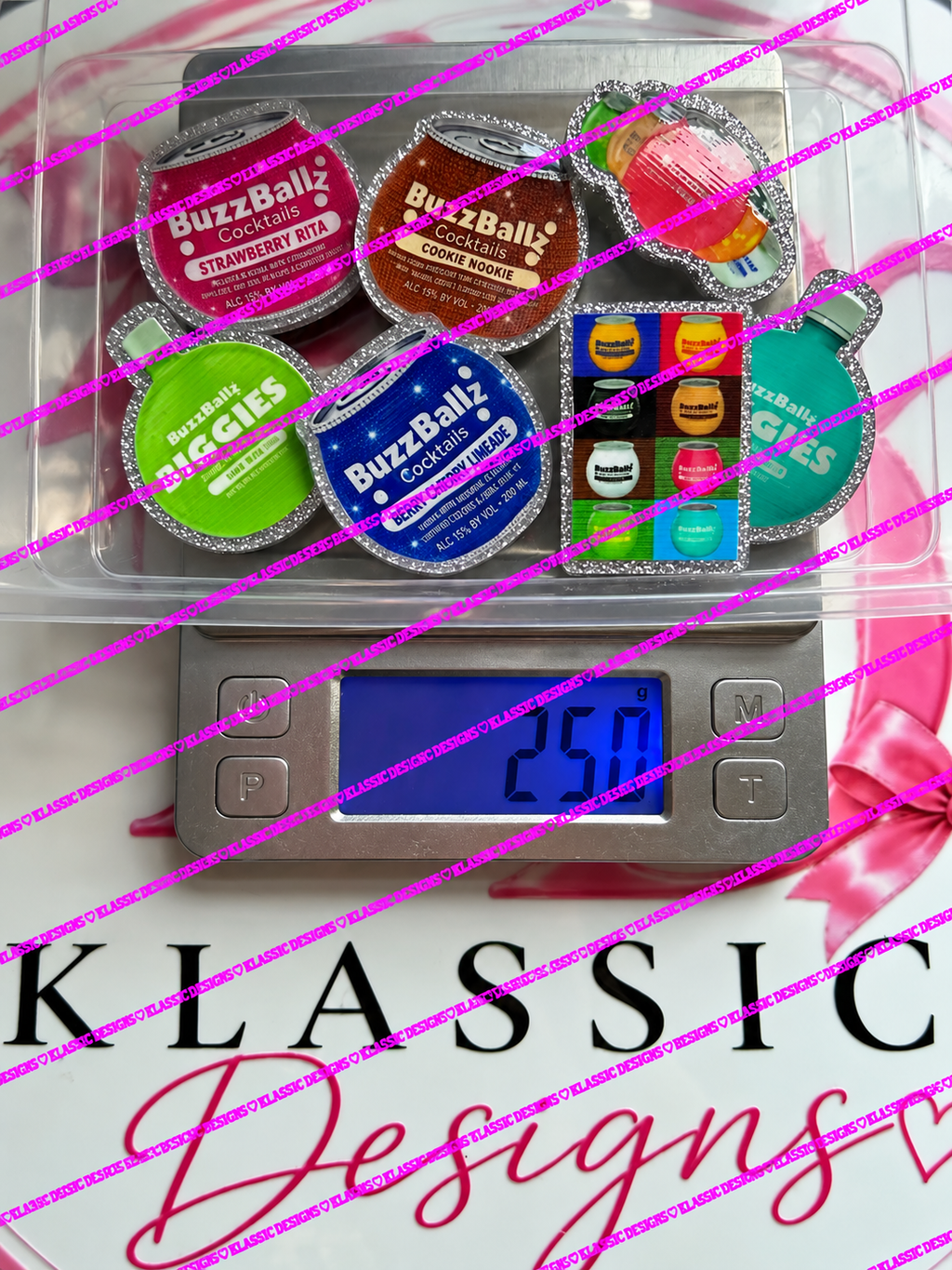 B Ballz Acrylic Flatbacks