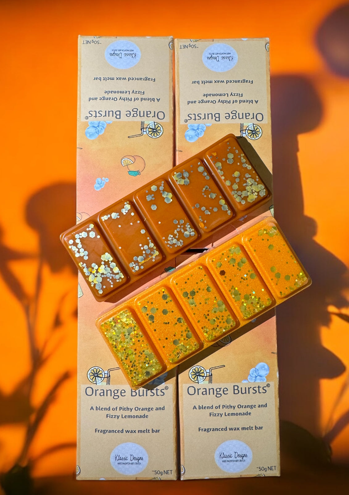 Orange bursts Snap Bar