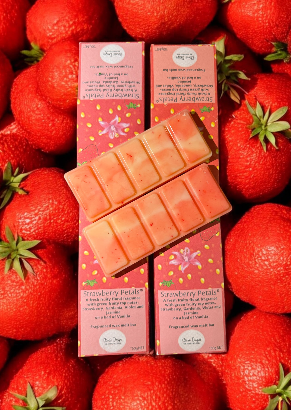 Strawberry Petals Snap Bar