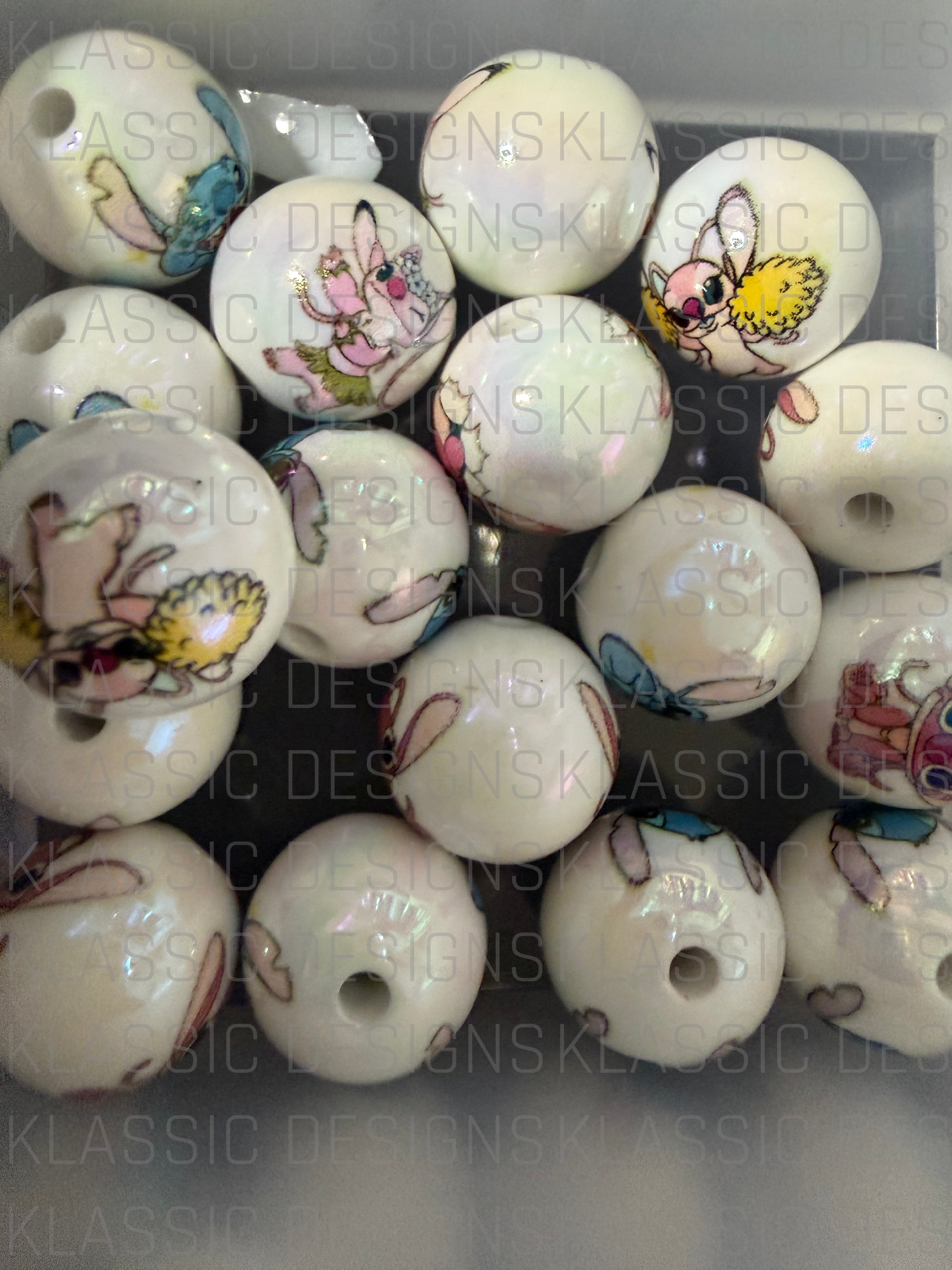 blue dog beads