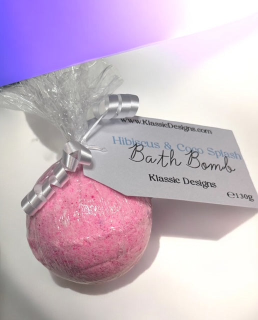 Hibiscus & Coco Splash Bath Bomb