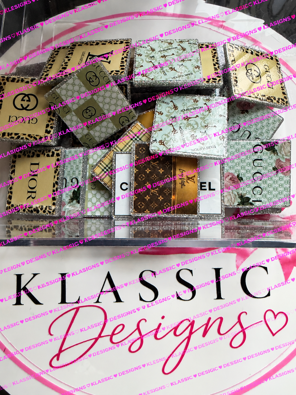 Luxury Square Acrylic Flatbacks