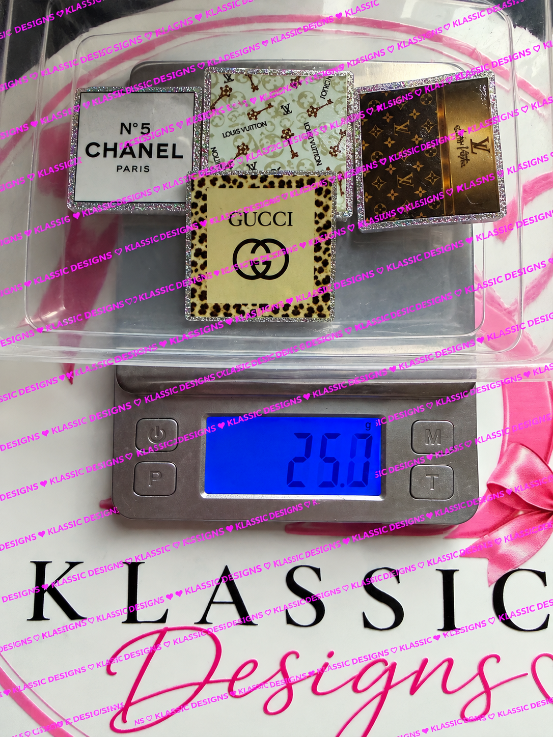Luxury Square Acrylic Flatbacks
