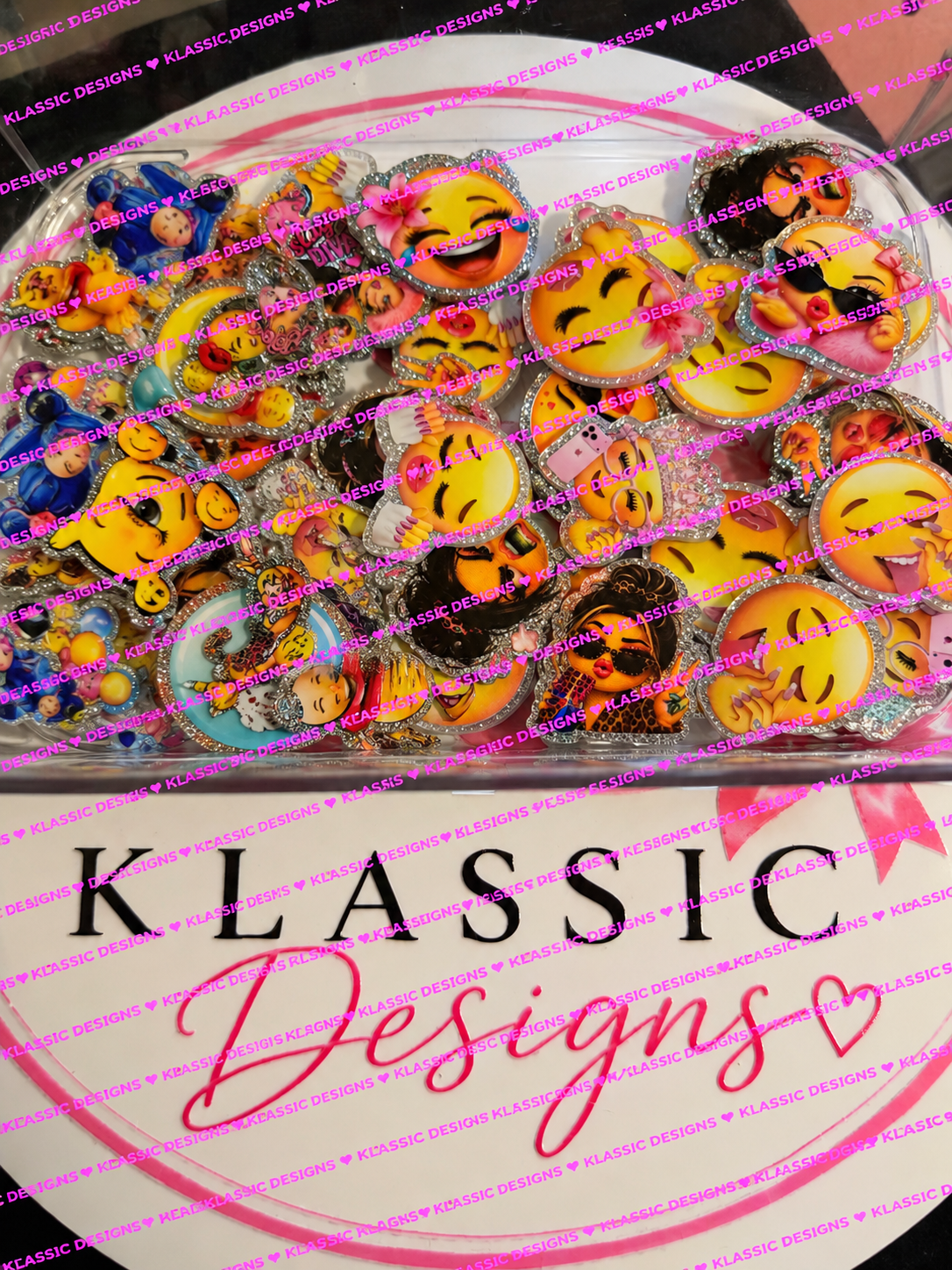 Emoji Acrylic Flatbacks