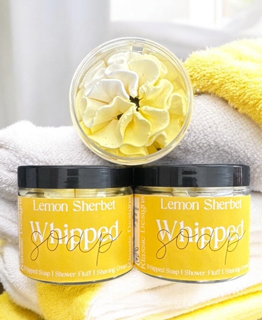 Lemon Sherbet Whipped Soap